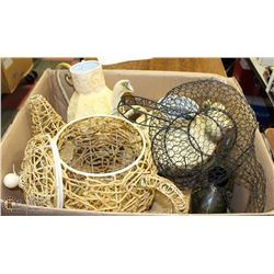 5 ASSORTED DECOR TEA POTS