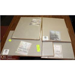 LOT OF 5 LTD ED LITHOGRAPH PRINT BY THOMAS KINKADE