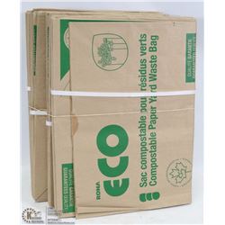 4 BUNDLES OF RONA 5-PACK ECO COMPOSTABLE PAPER