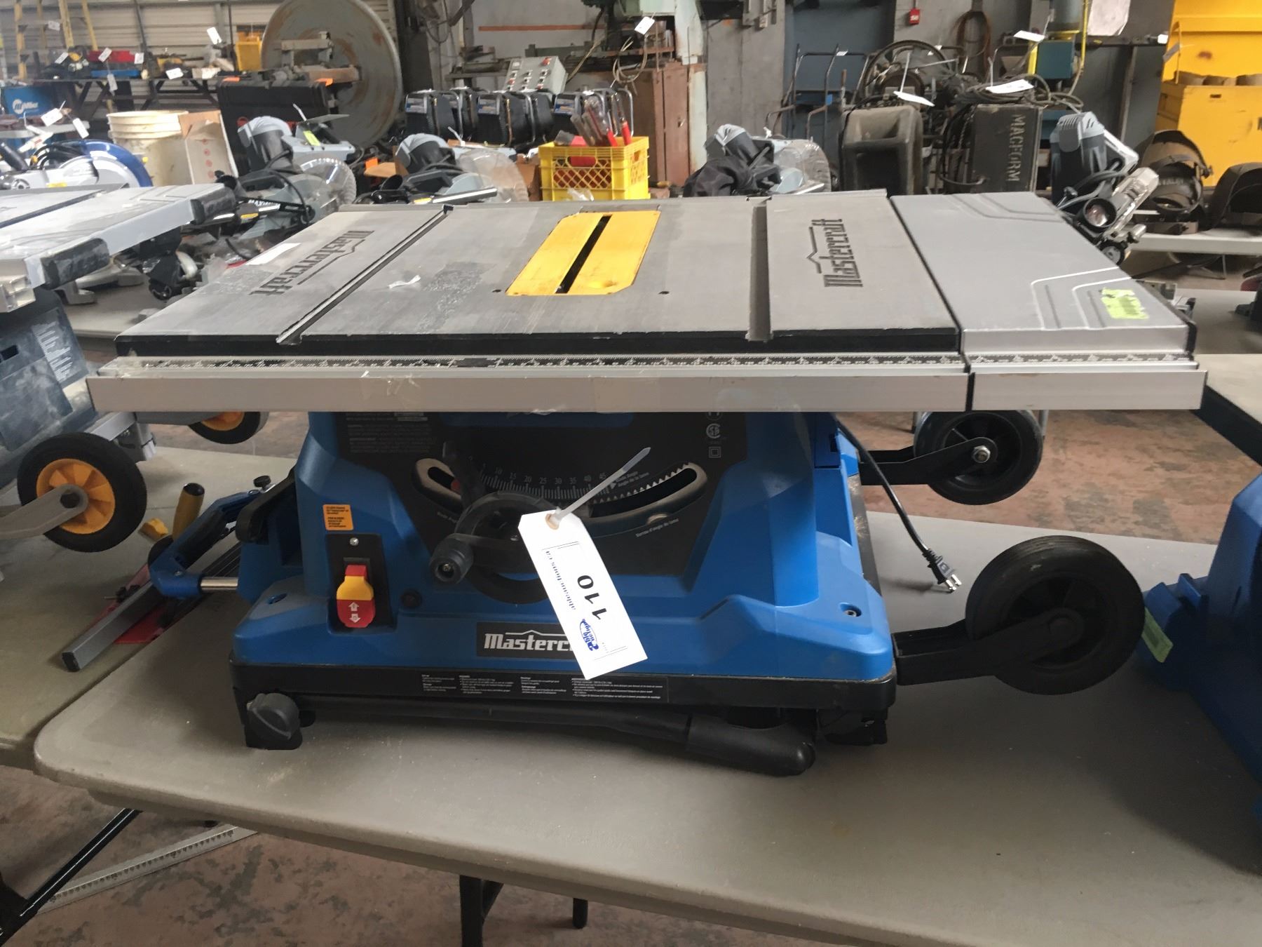 MASTERCRAFT 10 INCH TABLE SAW Able Auctions MASTERCRAFT 10 INCH TABLE SAW Able Auctions