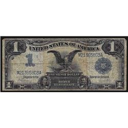 1899 $1 Black Eagle Silver Certificate Note