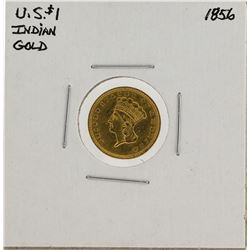 1856 $1 Indian Princess Head Gold Dollar Coin