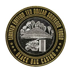 .999 Silver Black Oak Casino Tuolumne, CA $10 Casino Limited Edition Gaming Toke