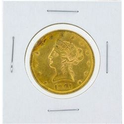 1901 $10 Liberty Head Eagle Gold Coin