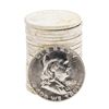 Image 1 : Roll of (20) 1963-D Brilliant Uncirculated Franklin Half Dollar Coins