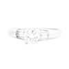 Image 1 : Platinum 0.82ctw Diamond Ring