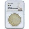 Image 1 : 1921-S $1 Morgan Silver Dollar Coin NGC MS62