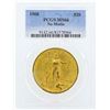 Image 1 : 1908 No Motto $20 St. Gaudens Double Eagle Gold Coin PCGS MS66