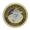 Image 1 : .999 Silver Binion's Horseshoe Las Vegas, NV $10 Casino Limited Edition Gaming T