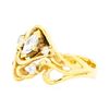 Image 2 : 18KT Yellow Gold Ladies 0.60ctw Diamond Ring