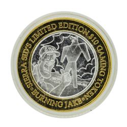 .999 Silver Sierra Sids Sparks, Nevada $10 Casino Limited Edition Gaming Token