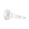 Image 2 : 14KT White Gold Ladies 1.10ctw Diamond Wedding Ring