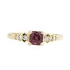 Image 1 : 14KT Yellow Gold 0.70ct Pink Tourmaline and Diamond Ring