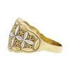 Image 3 : 14KT Yellow Gold Wide Band Ring