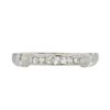 Image 1 : 18KT White Gold 0.14ctw Diamond Ring