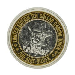 .999 Silver Freemont Hotel Casino Las Vegas $10 Casino Limited Edition Gaming To