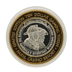 .999 Silver Paris Las Vegas, Nevada $10 Casino Limited Edition Gaming Token