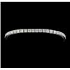 Image 1 : Platinum 3.35ctw Diamond Tennis Bracelet