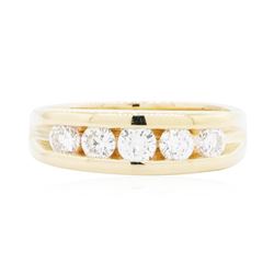 14KT Yellow Gold Ladies 1.10ct Wedding Ring