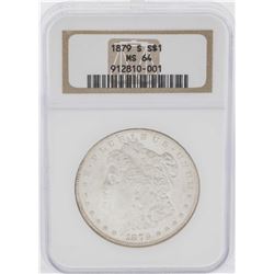 1879-S $1 Morgan Silver Dollar Coin NGC MS64