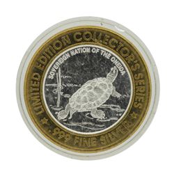 .999 Silver Oneida Bingo Green Bay, Wisconsin $10 Limited Edition Gaming Token