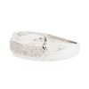 Image 2 : 14KT White Gold Men's 0.25ctw Diamond Wedding Band