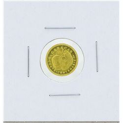 1937 Venezuela 1.5 gram Caracus Gold Coin