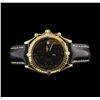 Image 3 : 18KT Yellow Gold Breitling Chronomat Watch with Leather Bracelet