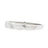 Image 2 : 14KT White Gold 0.02ctw Diamond Ring