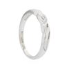Image 3 : 14KT White Gold 0.02ctw Diamond Ring