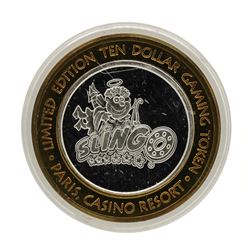 .999 Silver Paris Las Vegas, Nevada $10 Casino Limited Edition Gaming Token