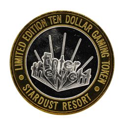 .999 Silver Stardust Resort Las Vegas, Nevada $10 Casino Limted Edition Gaming T