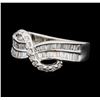 Image 2 : 18KT White Gold 1.00ctw Diamond Ring
