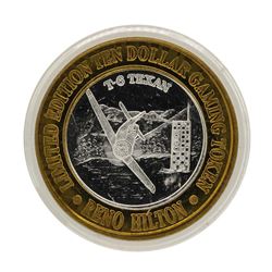 .999 Silver Hilton Reno, Nevada $10 Casino Limited Edition Gaming Token