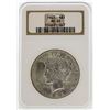 Image 1 : 1923 $1 Peace Silver Dollar Coin NGC MS65