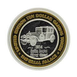 .999 Silver Imperial Palace Hotel & Casino Las Vegas $10 Limited Edition Gaming