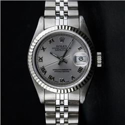 Rolex Stainless Steel Datejust Ladies Wristwatch