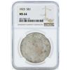 Image 1 : 1923 $1 Peace Silver Dollar Coin NGC MS64