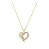 Image 1 : 10-14KT Yellow Gold Lady's 0.30ctw Diamond Pendant with Chain