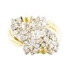 Image 1 : 14KT Yellow Gold Ladies 1.50ctw Diamond Ring