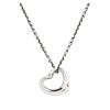Image 1 : Tiffany Sterling Silver 0.03ct Diamond Floating Heart Pendant with Chain