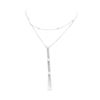 Image 1 : 18KT White Gold Ladies 0.21ctw Diamond Necklace
