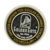Image 2 : .999 Silver Golden Gate Las Vegas, Nevada $10 Casino Limited Edition Gaming Toke