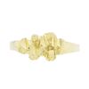 Image 1 : 14KT Yellow Gold Nugget Style Ring