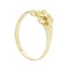 Image 3 : 14KT Yellow Gold Nugget Style Ring