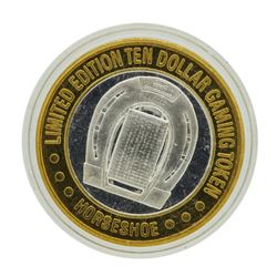 .999 Silver Binion's Horseshoe Las Vegas, NV $10 Casino Limited Edition Gaming T