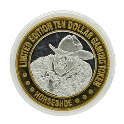 .999 Silver Binion's Horseshoe Las Vegas, NV $10 Casino Limited Edition Gaming T