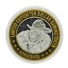 Image 1 : .999 Silver Binion's Horseshoe Las Vegas, NV $10 Casino Limited Edition Gaming T