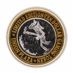 .999 Silver Plaza Hotel & Casino Las Vegas, Nevada $10 Limited Edition Gaming To