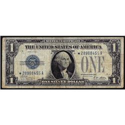 1928 $1 Silver Certificate Funnyback STAR Note